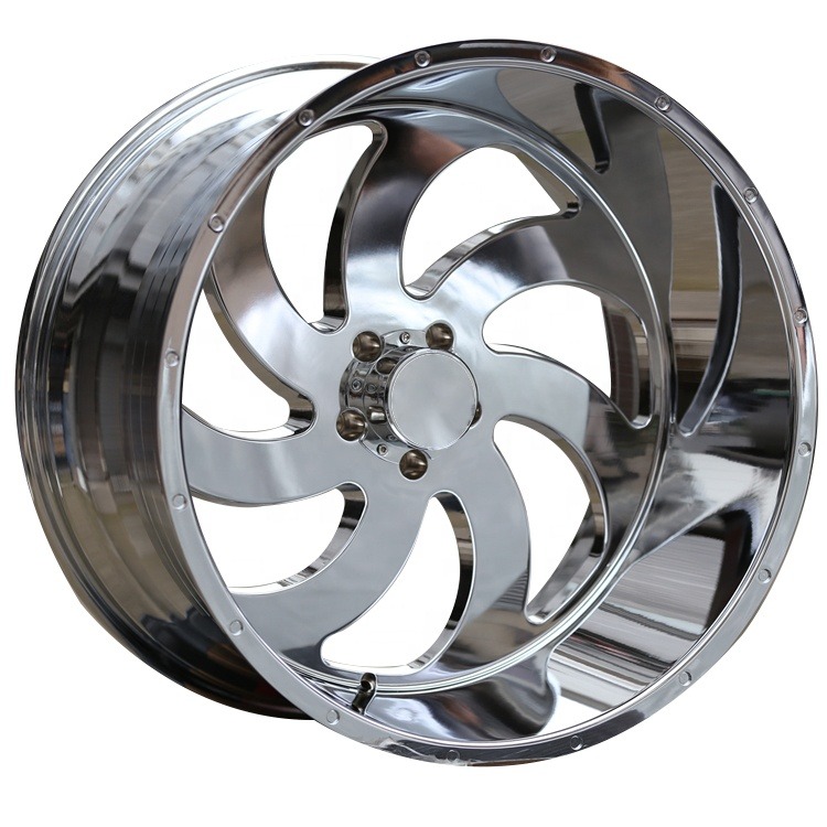 ALLOY Aluminum Deep Dish Rim Design Chrome Wheels Rims