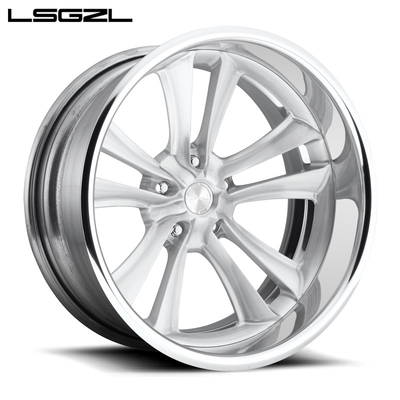LSGZL Aluminum Forged Car Alloy Wheels 16-24 Inch White Wheel Edges Audi Black Silver Item 17 Inch
