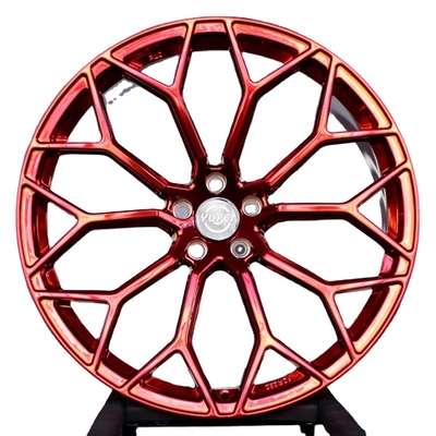 6061 T6 Aluminum Alloy Forged Concave Alloy Rims Wheels 18/19/20/21/22 Inch With 1PCS Colored Paint Passenger Car Wheels