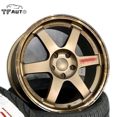 Aftermarket wheel rims gloss volk 19 inch reproduction spokes racing red forged muti te37 aluminum alloy car wheels rim manufacturer