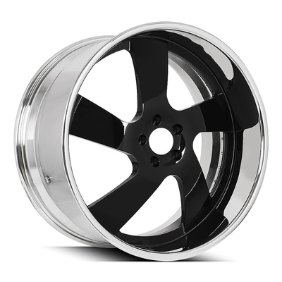 CHINESE ALLOY Factory Forged Passenger Car Wheels 2 Piece Luxury Deep Lip Dish Forged 18-22 Car Wheels Concave Rim