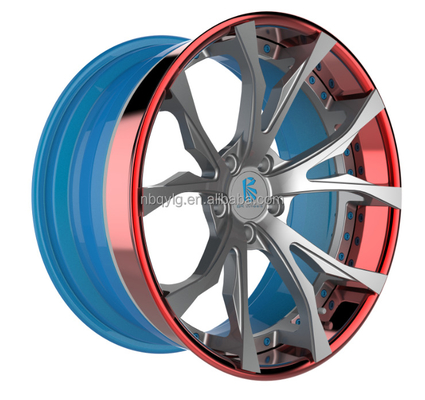 3 PCS FORGED WHEEL BR Wheels BR313 3 Pcs Forged Aftermarket Wheel