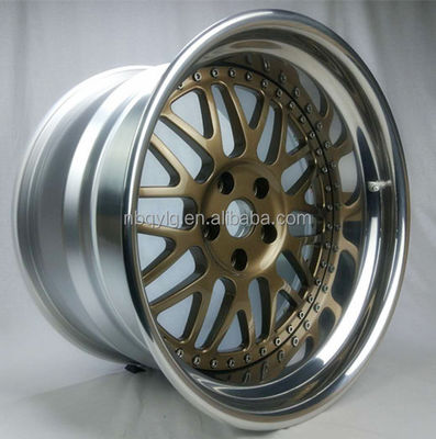 Step Aluminum Lip 3 Piece Forged Wheel