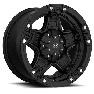 Deep Lip SUV Light Truck Pickup Car Aluminum Alloy Rims 4x4 Offroad Wheels Rims In Black