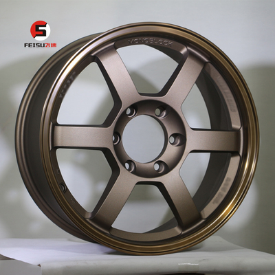 TE3 18*8J 6-139.7 Aluminum ET38 Black With Lip Pickup 4x4 Off Road Car Truck Alloy Wheels Mags