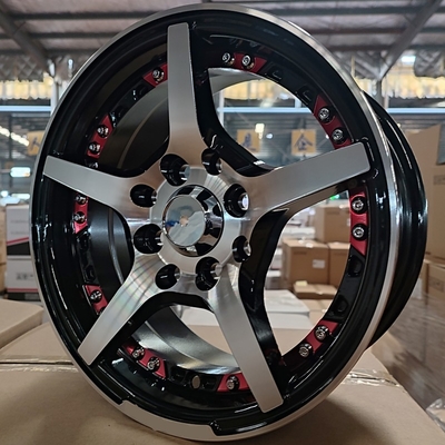 13 14 hole aluminum PCD 100-114.3 car rims ET 30 15 inch wheel white aluminio rines
