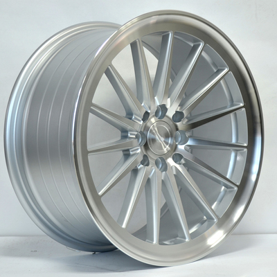 17x7 17x8 Inch Car Aluminum Alloy Wheels PCD100-114.3 Multi Spokes Wheels 100% Balance Tested For Sale