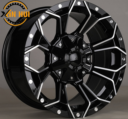 Fashion design aluminum wheel 4x4 hot selling 20 inch SUV car alloy wheels with pcd 6x114.3 6x139.7 rims 20x9.0